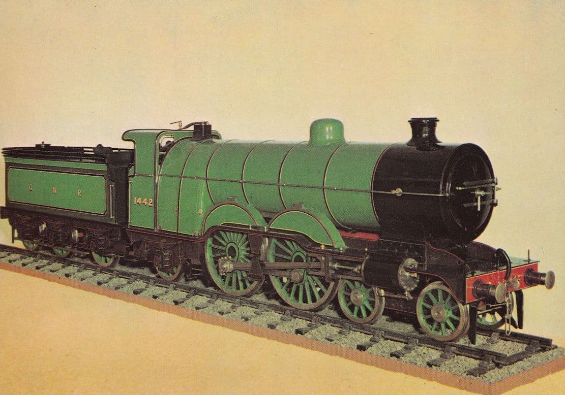 Atlantic Train by Ivatt Design 1908 Great Northern Railway Postcard