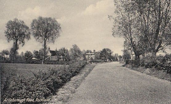 Attleborough Road Rockland Norfolk Vintage Postcard