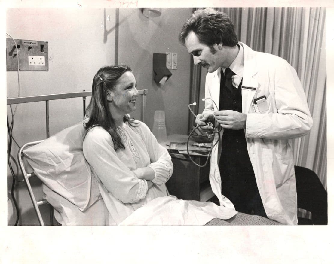 ATV General Hospital Lesley Manville Tony Adams TV Times Large Press Photo
