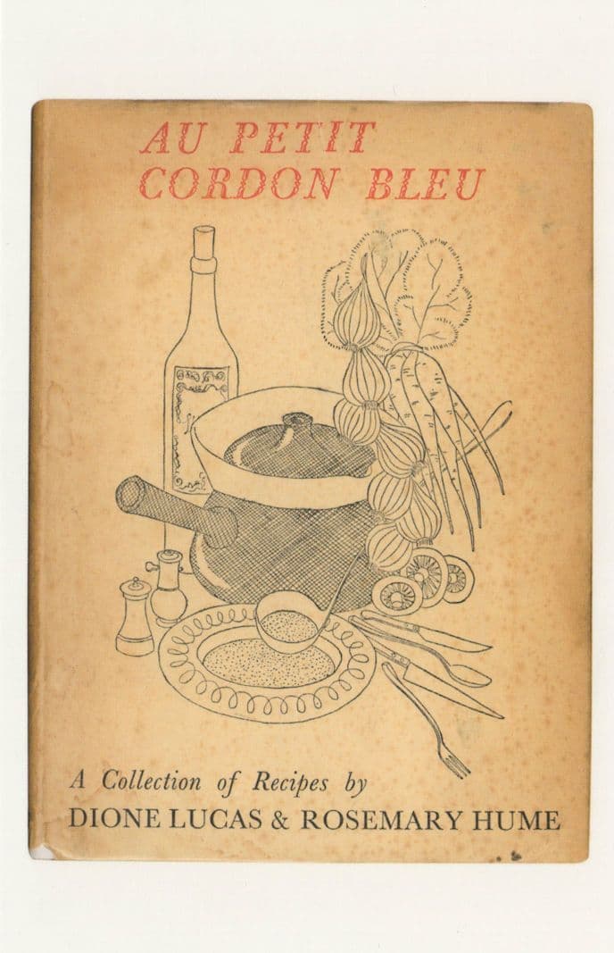 Au Petit Cordon Bleu Done Lucas 1936 Recipe Book Postcard