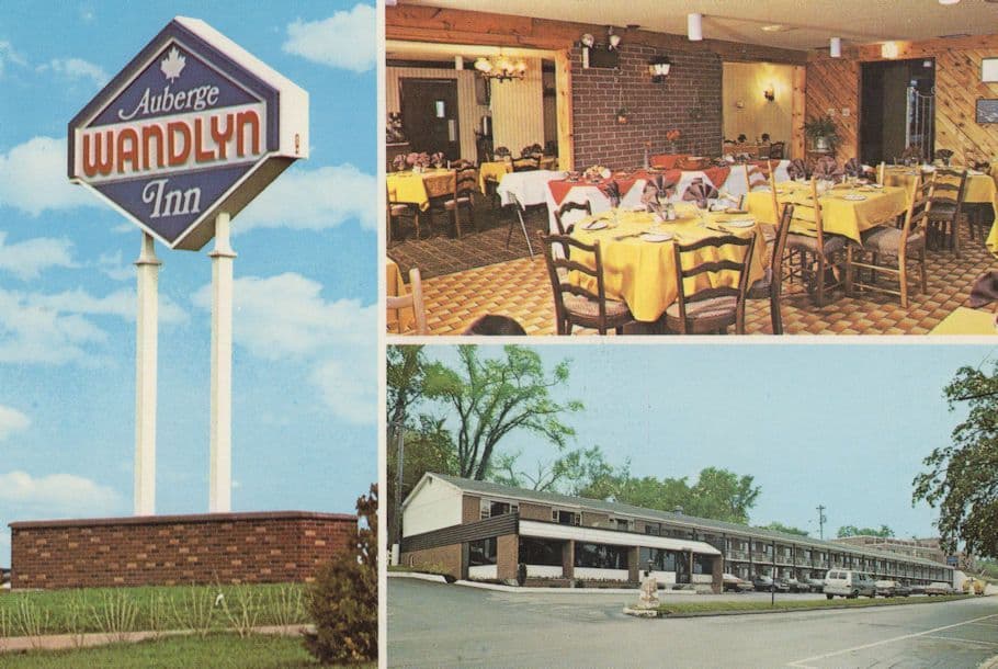 Auberge Wandyln Inn Hotel New Brunswick Canada Postcard