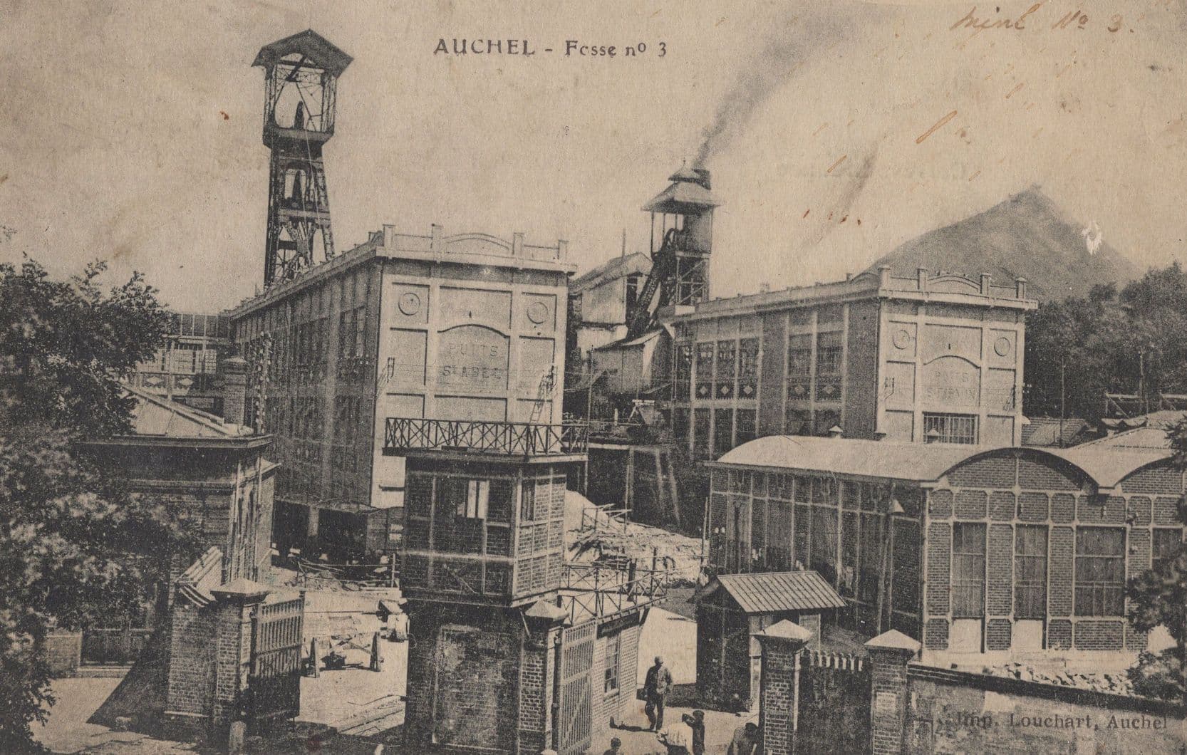 Auchel Louchart French Old Postcard