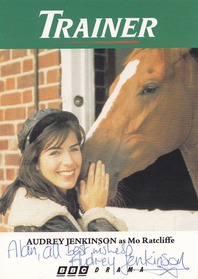 Audrey Jenkinson Trainer BBC Horse Racing Show Knightmare Hand Signed Cast Photo