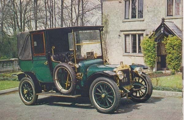 Austin Landaulette at Cheddar Motor Museum 1908 18 24 HP Rare Car Photo Postcard