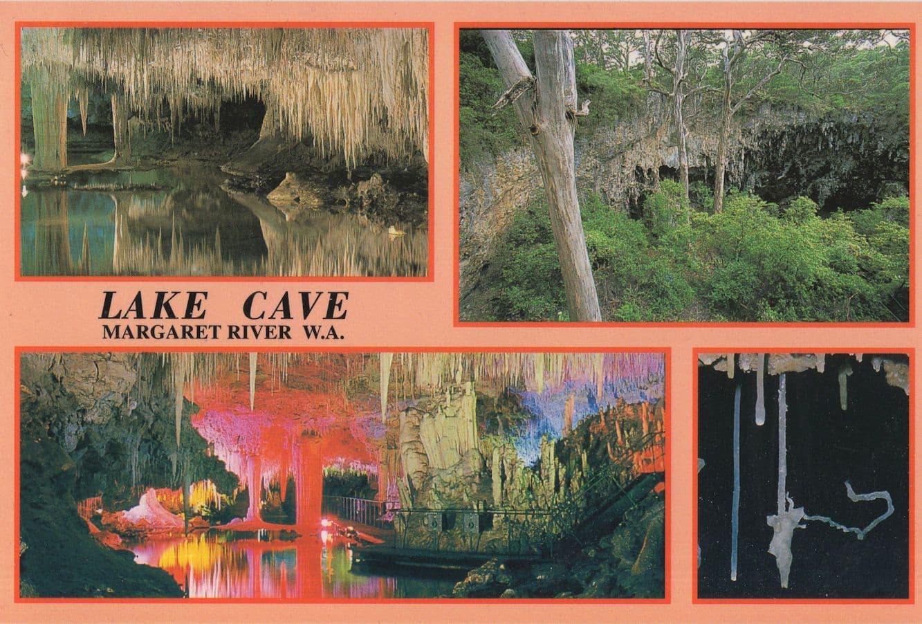 Australia WA Margaret River Lake Cave Postcard