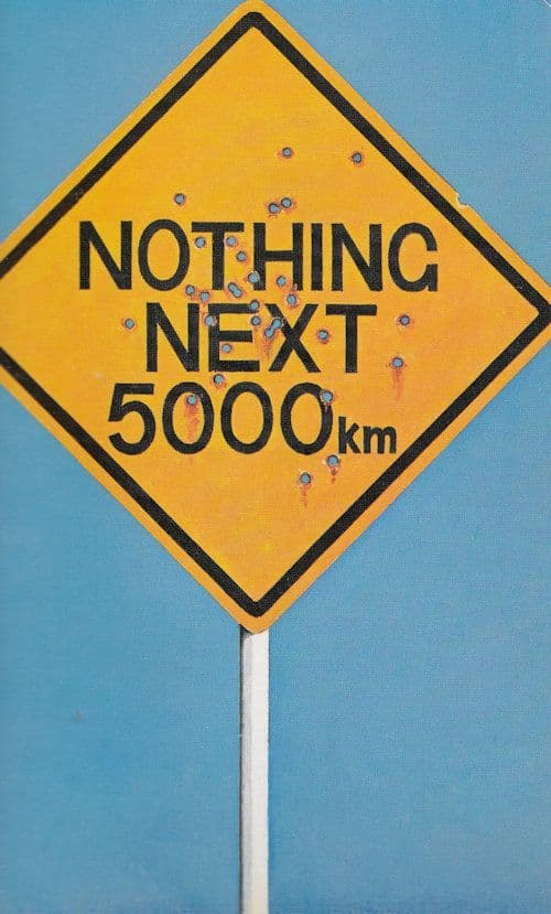 Australian Kangaroo Nothing Next Sign Man Leg Blown Off 1970s Postcard