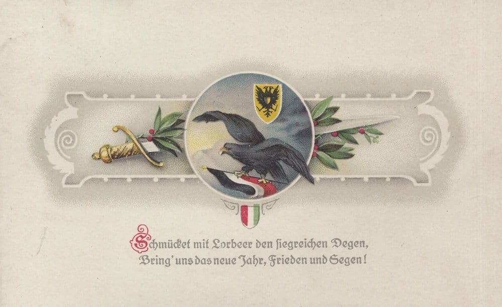 Austrian German Military WW1 Field War Postcard