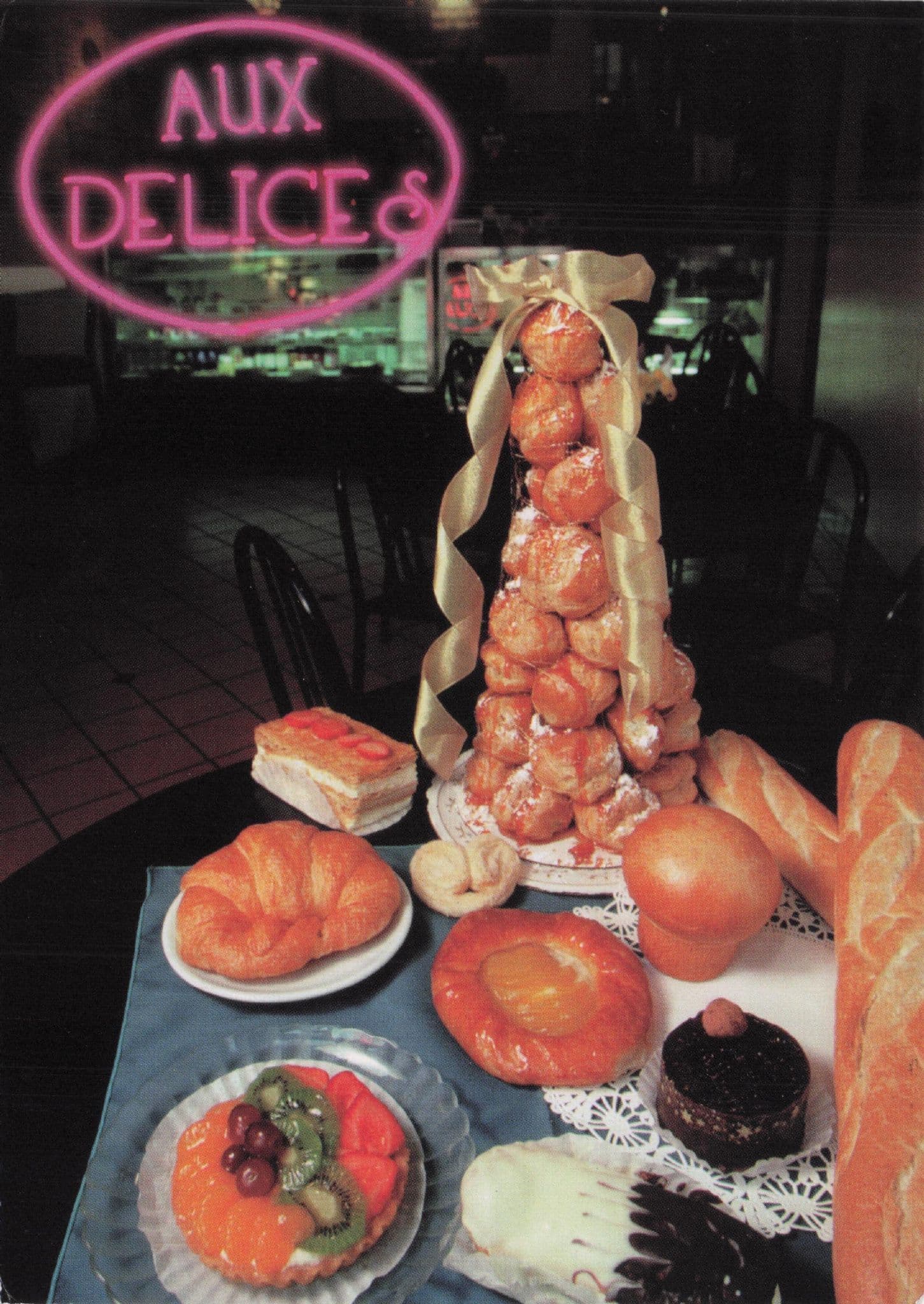 Aux Delices Bakery Colorado Road San Fransisco USA Advertising Postcard