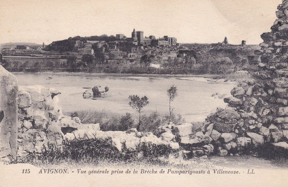Avignon Vue Generale Prise de la Breche French Postcard