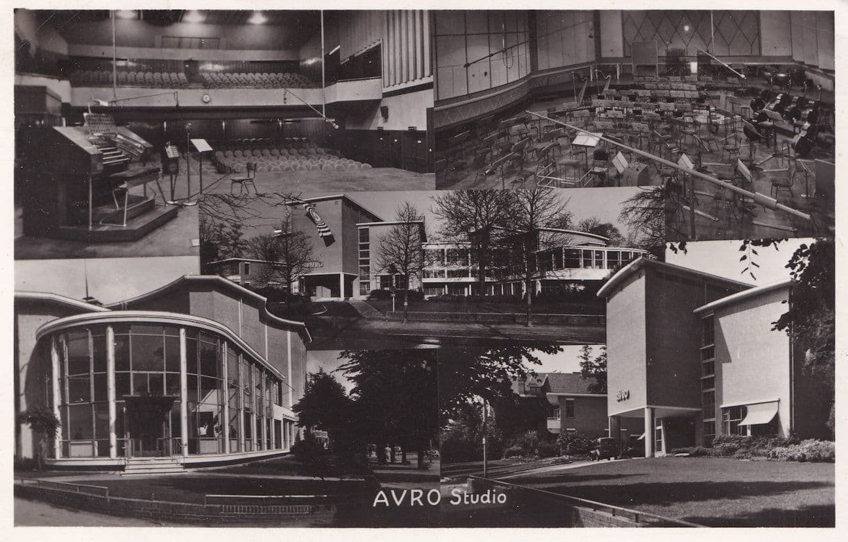 Avro Studio Eurovision Song Contest 1958 Real Photo Postcard