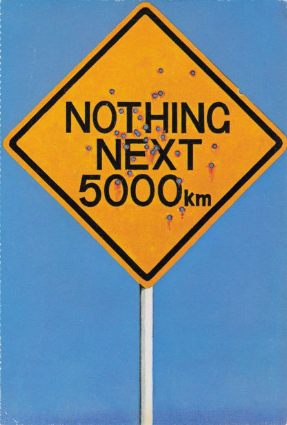 Back O'Beyond Broken Hill Last Kangaroo Sighting Sign Australia Postcard
