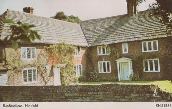 Backsettown Henfield Sussex 1970s Postcard