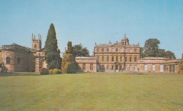 Badminton House Gloucs Gloucester 1970s Postcard