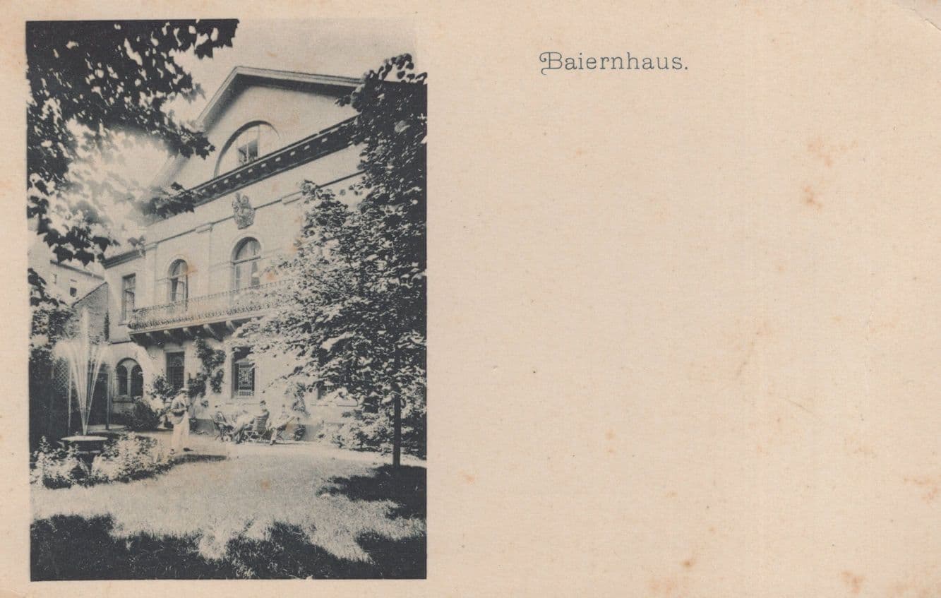 Baiernhaus Unusual German Old Family Garden House Postcard