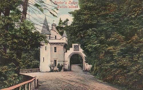 Ballindalloch Porters Lodge Scotland Antique Postcard