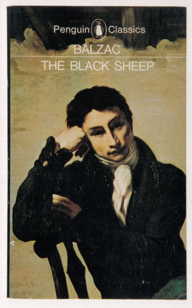 Balzac The Black Sheep 1970 Book Postcard