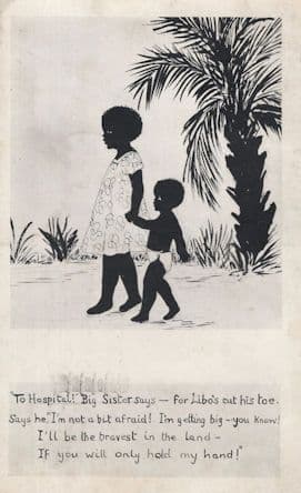 Baptist Church WW2 Medical Fundraising African Hospital Clapham Old Postcard