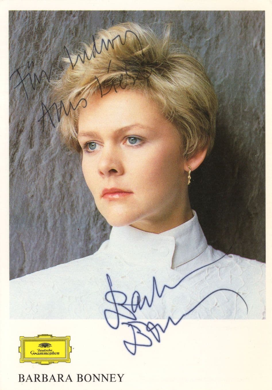 Barbara Bonney American Opera Soprano Hand Signed Photo