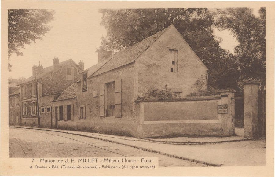 Barbizon House of J.F. Millet French Artist Home Old Postcard