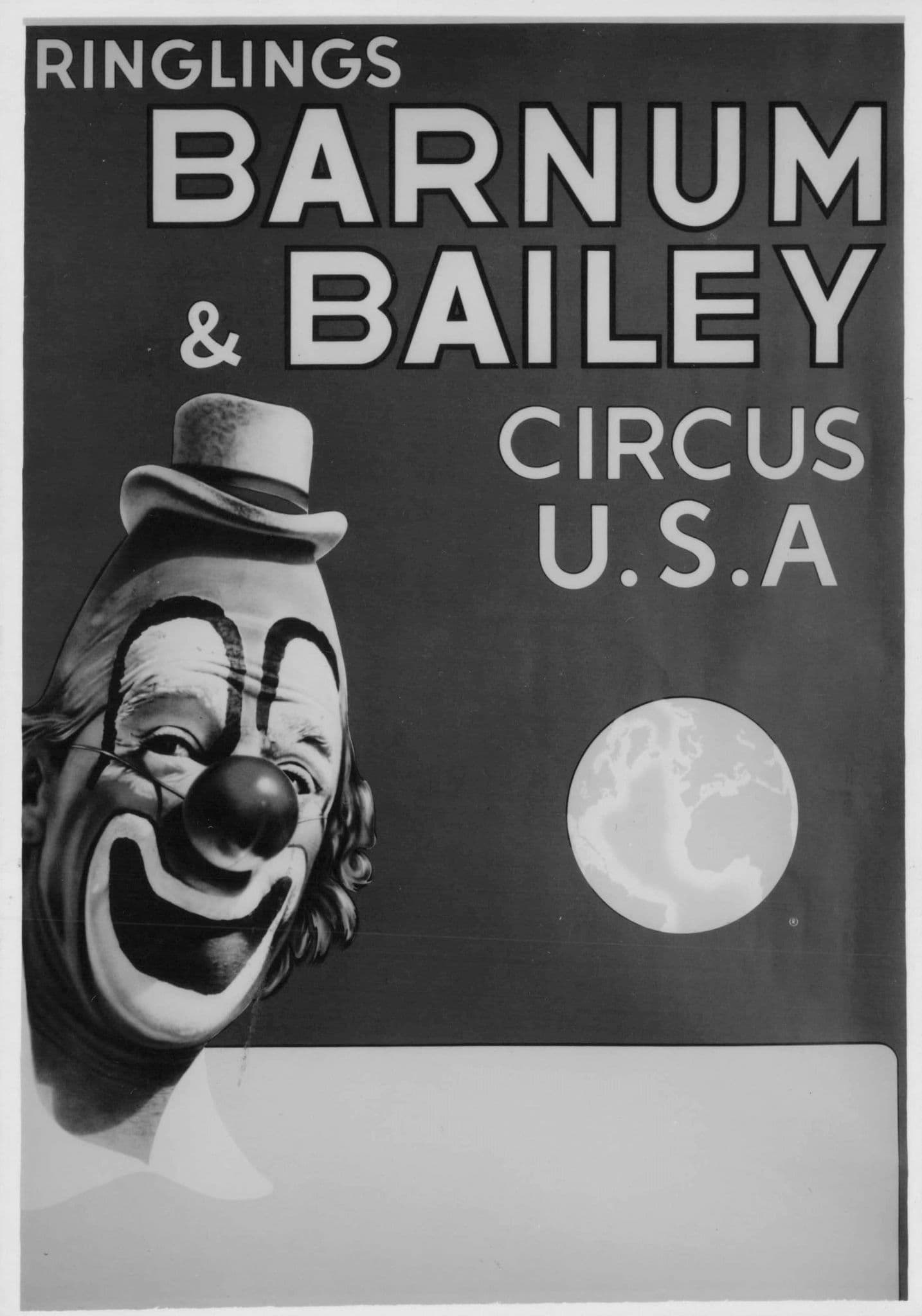 Barnum & Bailey USA Circus Ringlings Clown PB Postcard Photo
