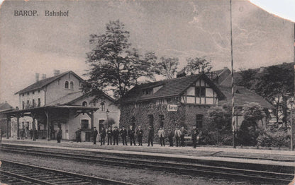 Barop Bahnhof German Railway Train Station Old Rare Postcard