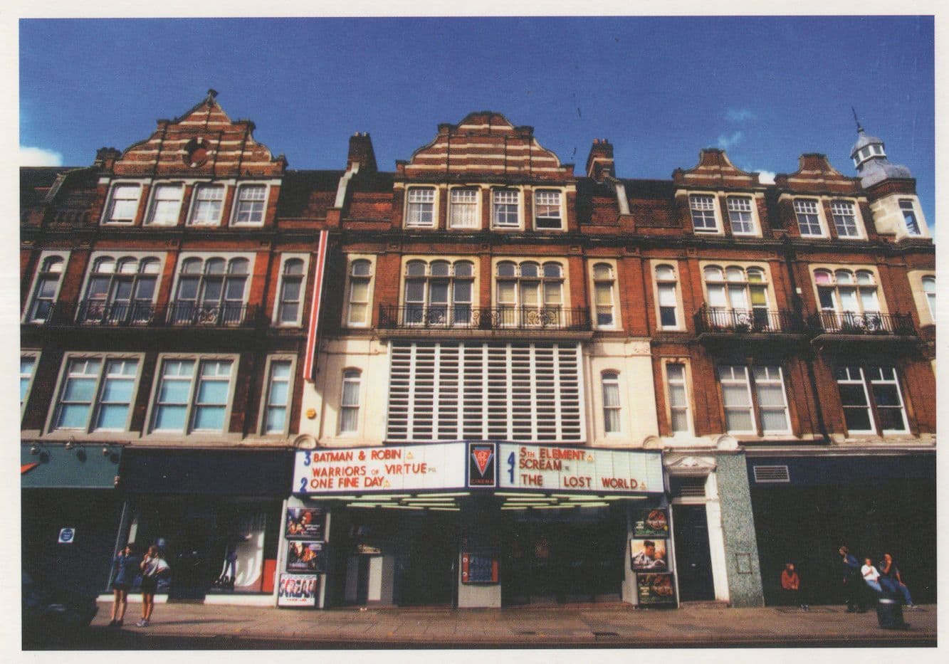 Batman Film Scream The Lost World At Norwich Cinema in 1990s Postcard