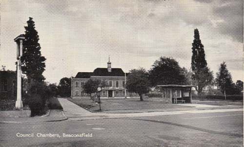 Beaconsfield Council Chambers Bucks Real Photo Postcard