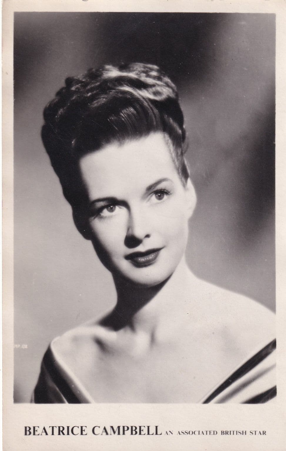 Beatrice Campbell Irish Actress Vintage Publicity Card Photo
