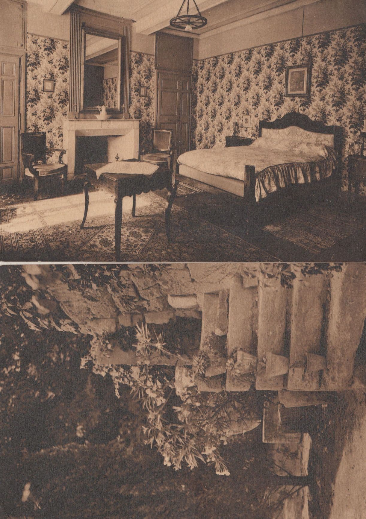 Bedroom Garden at Hostellerie Le Prieure Avignon Hotel 2x Postcard s