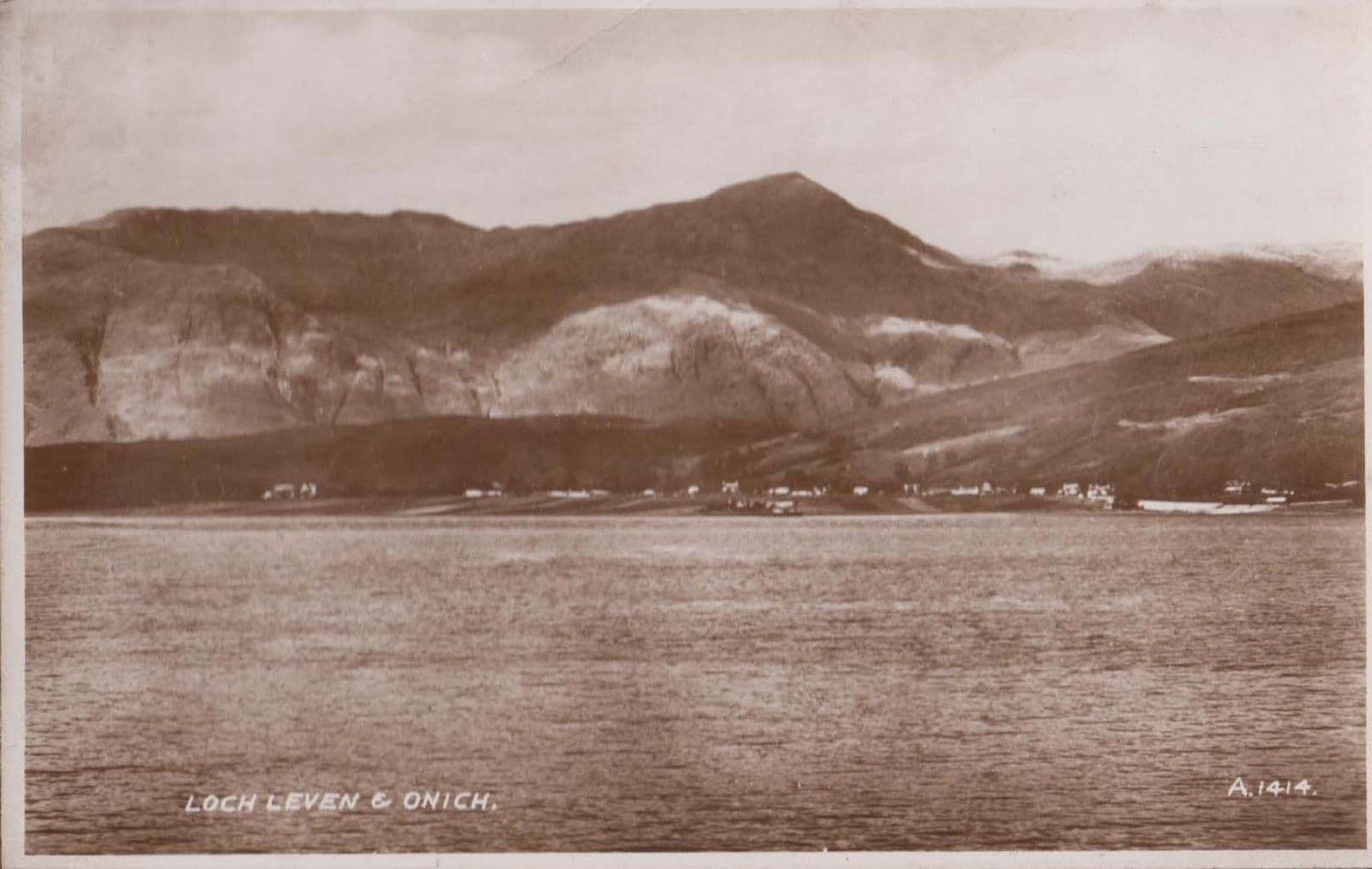 Beinn Vair and Loch Leven Postcard