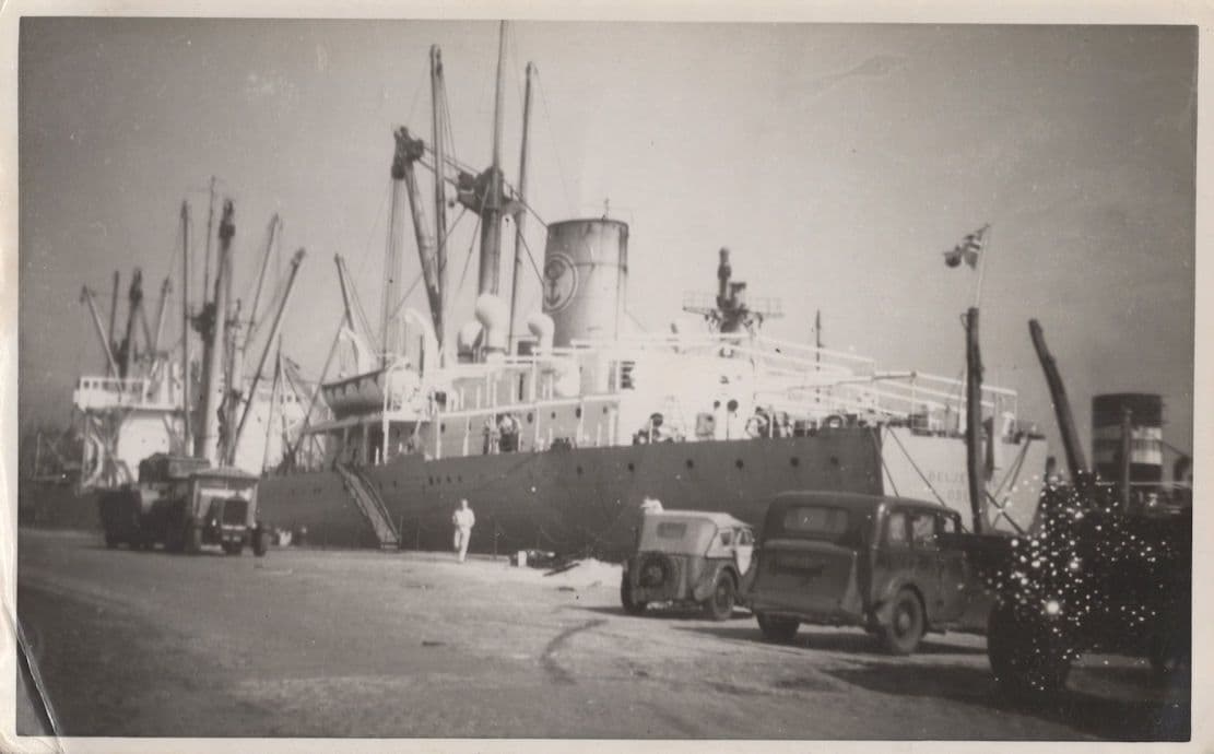 Beljeanne Ship Antique Photo