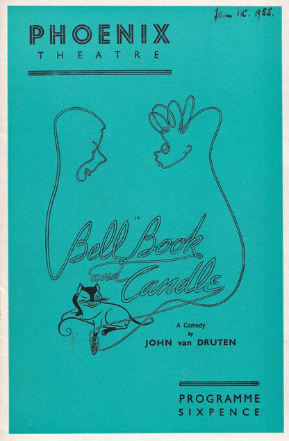 Bell Book & Candle Phoenix Rex Harrison Lilli Palmer Theatre Programme