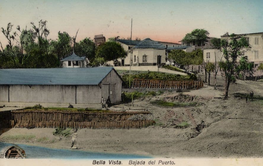 Bella Vista Bajada del Puerto South America Old Postcard