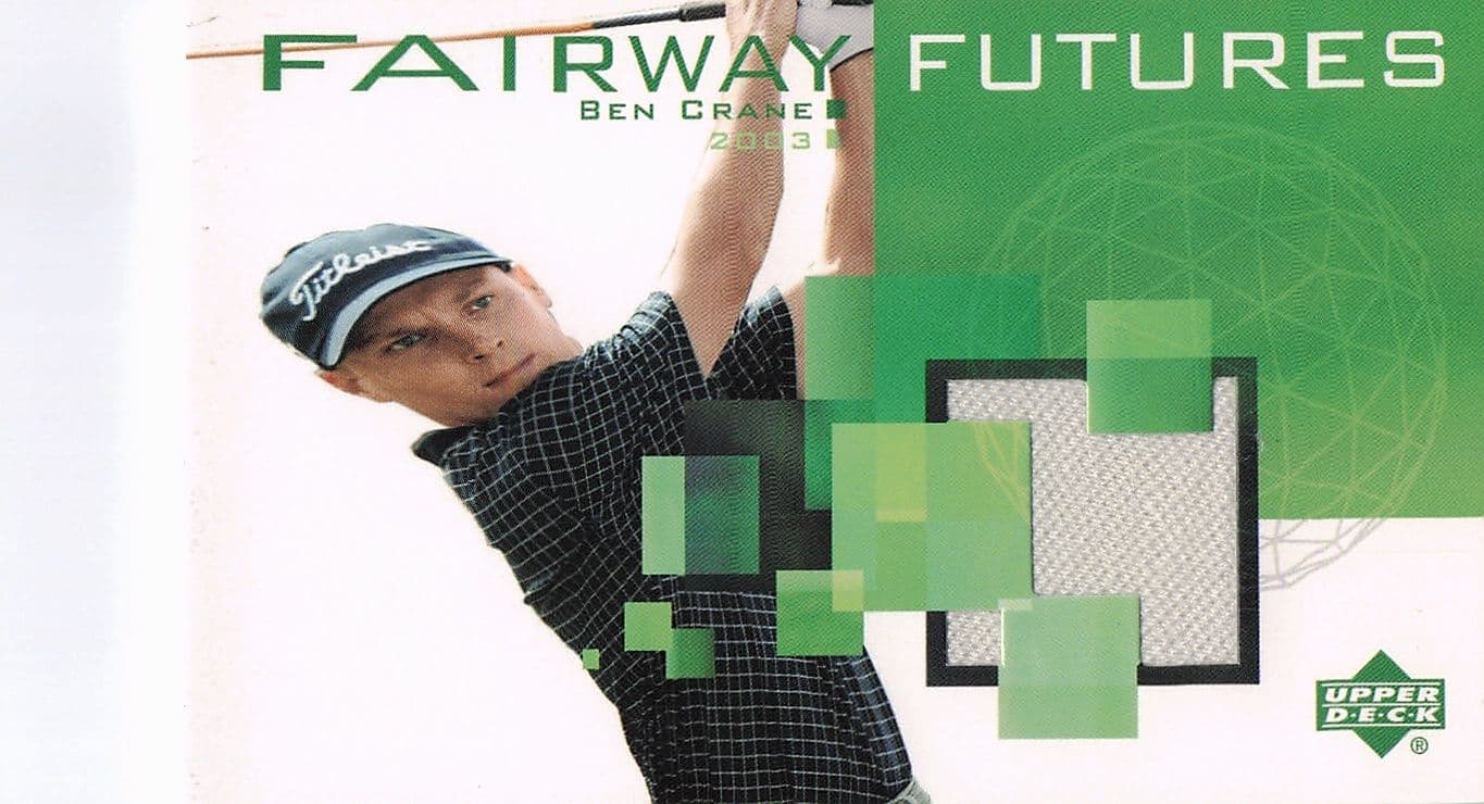 Ben Crane  Fairway Futures Fabric 2003 Real Golf Shirt Trade Card