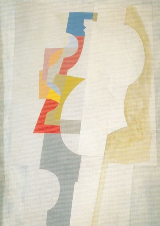 Ben Nicholson Contrapuntal 1993 Tate London Art Gallery Painting Postcard