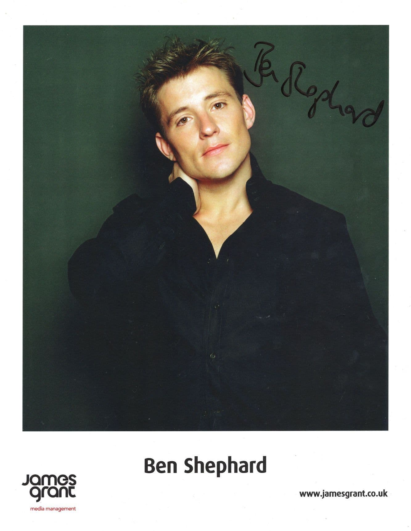 Ben Shephard Good Morning Britain GMTV 10x8 Management Co Hand Signed Photo