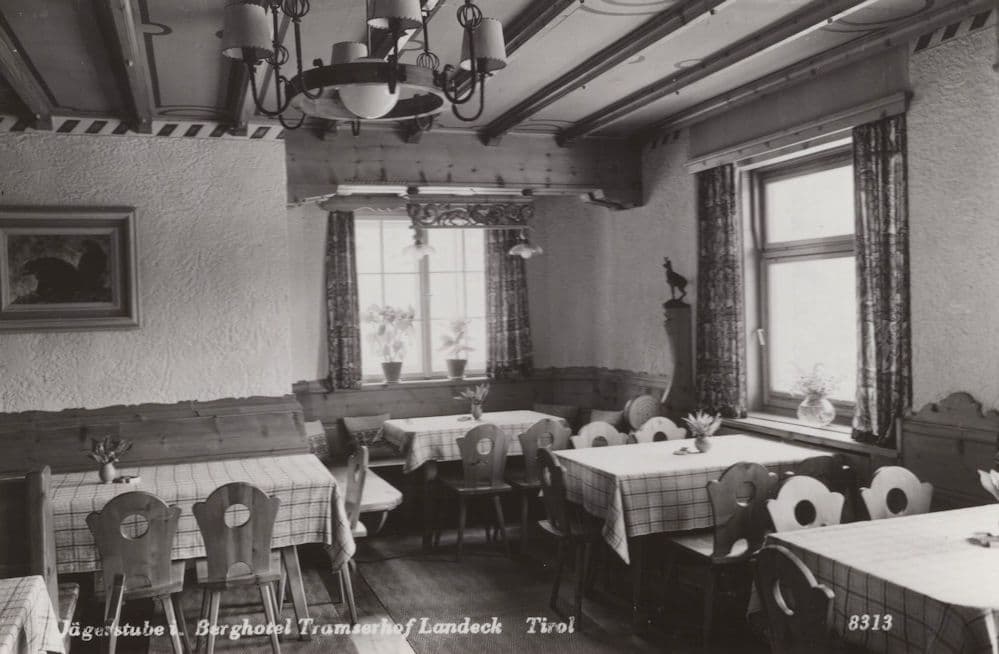 Berghotel Tramserhof  Landeck Tirol Hotel Austria Restaurant Postcard