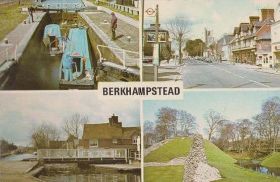 Berkhampstead Three Horseshoes Pub Winkwell Rothamams Cigarette Poster Postcard