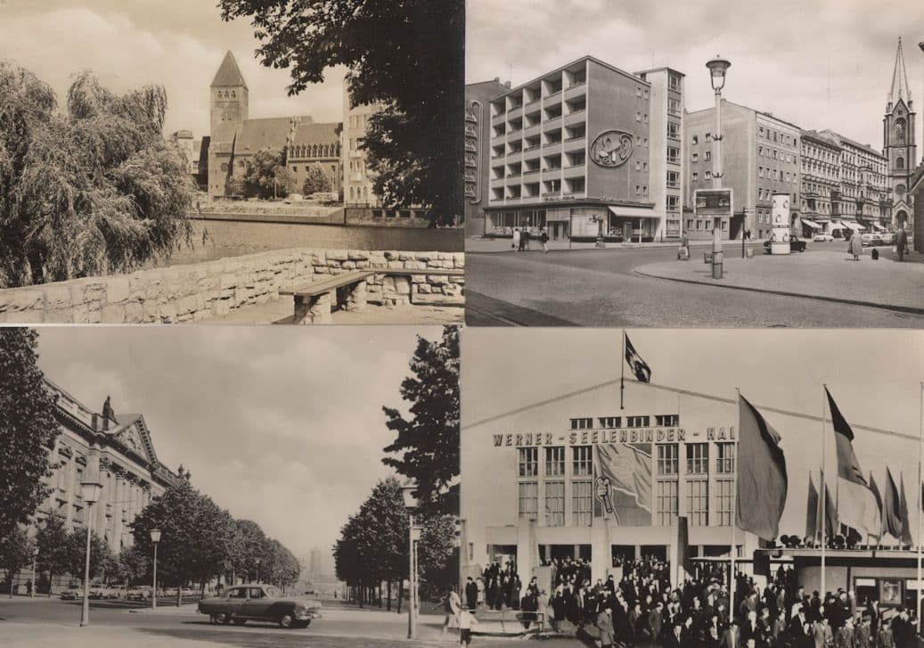 Berlin Haupstadt Germany Bus Transport 8x Real Photo Postcard s