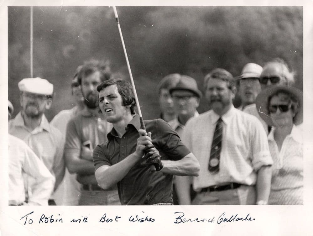 Bernard Gallacher Golfer Vintage 9x6 Hand Signed Photo Please Read