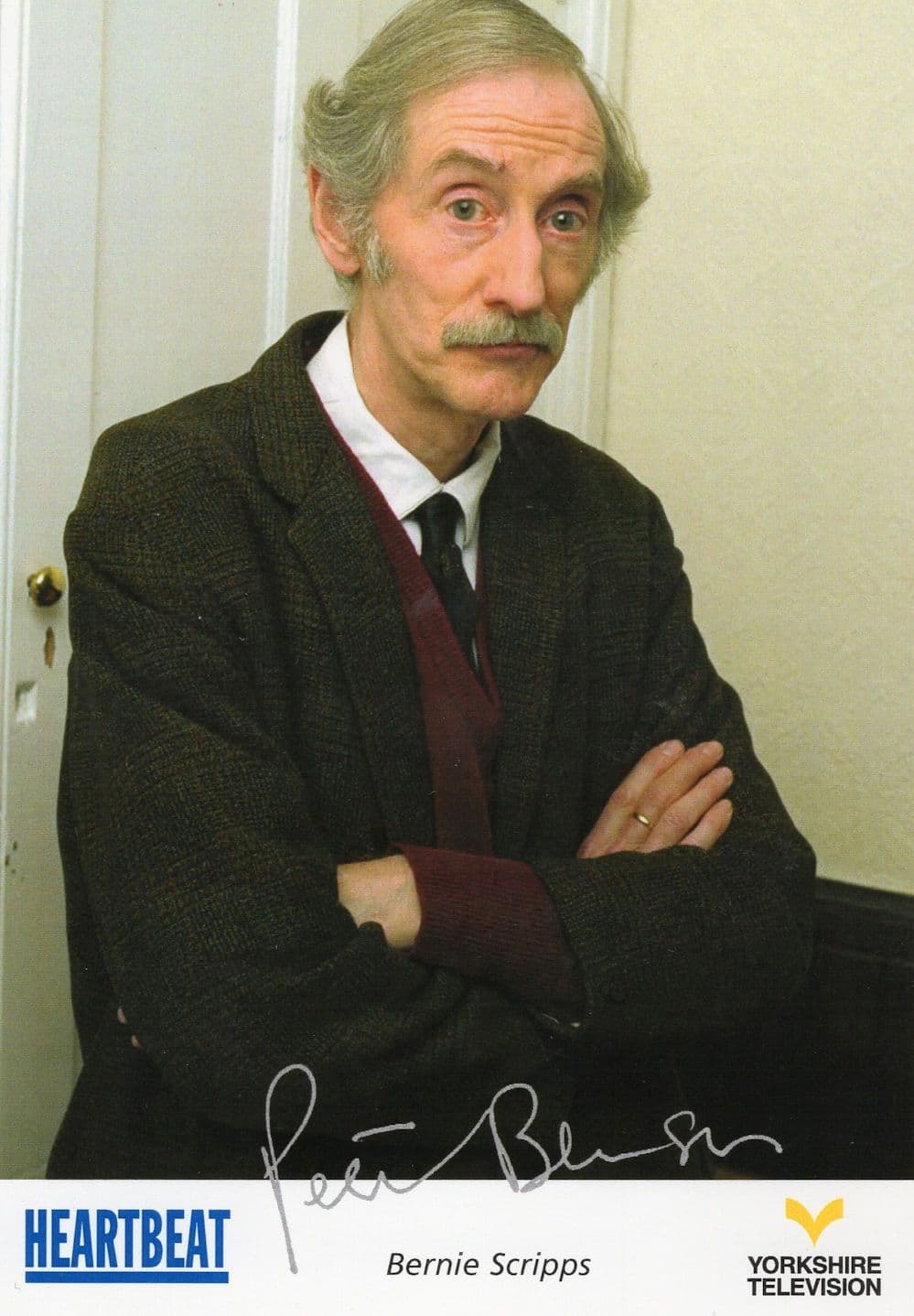 Bernie Scripps Heartbeat Pre Printed Hand Signed Cast Photo