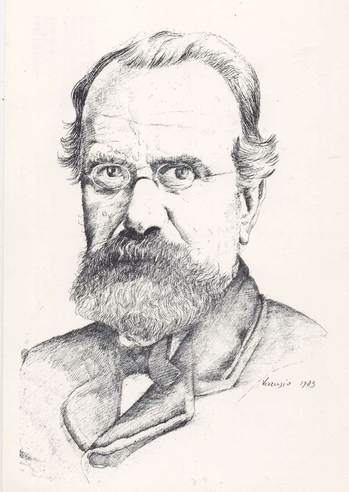 Bertrando Spaventa Italian Philosopher Postcard
