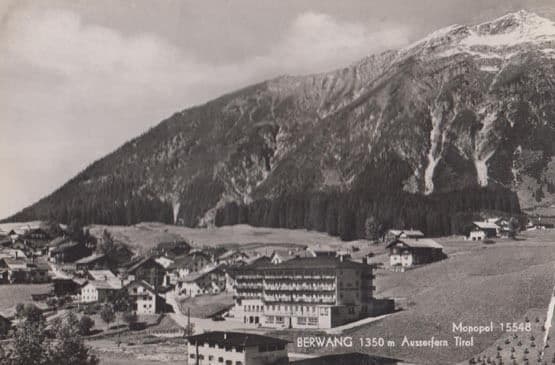 Berwang Real Photo Panoramic German Real Photo Postcard