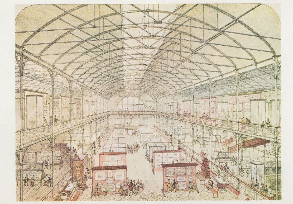 Bethnal Green Museum Opening In 1872 London Painting Postcard