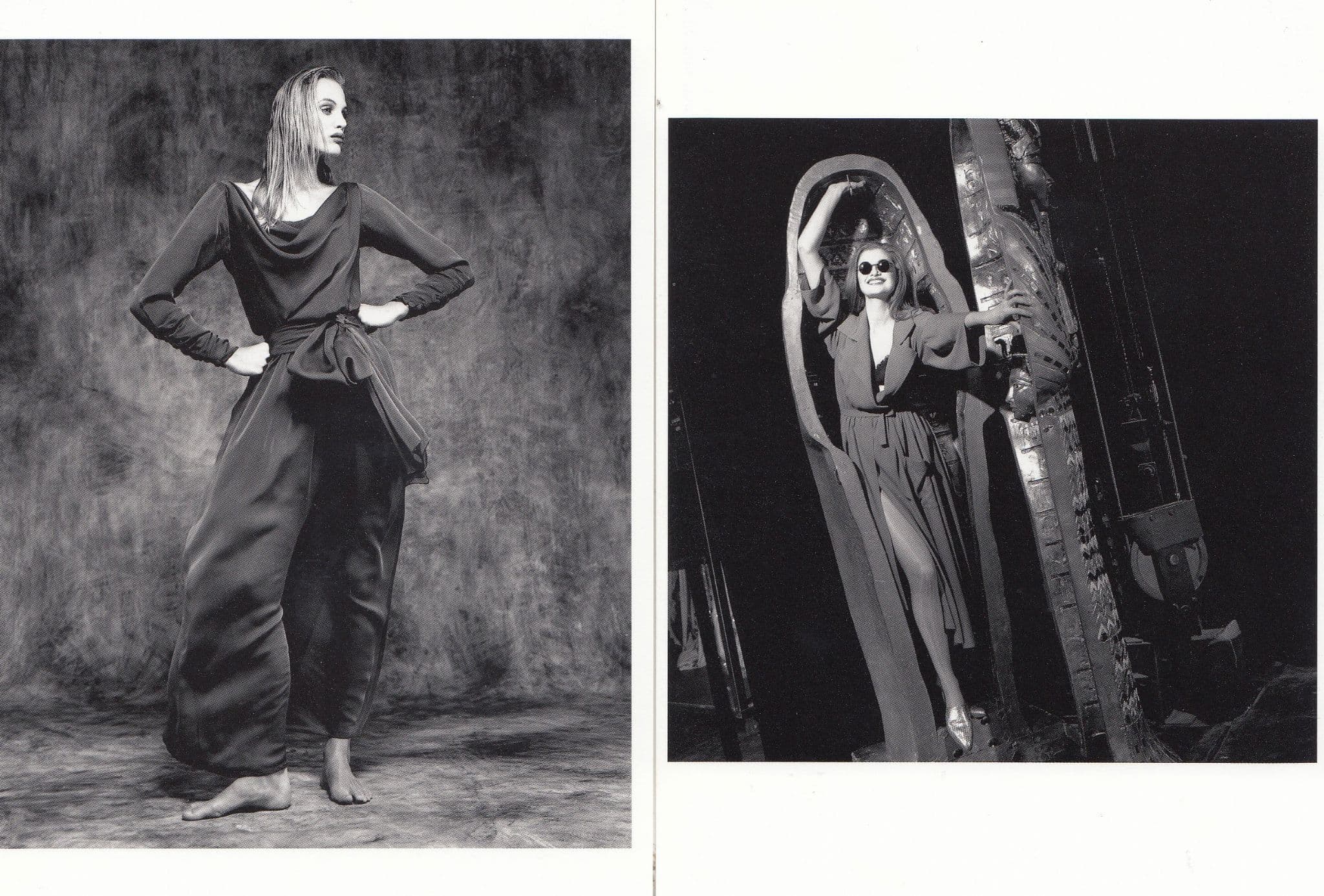 Bettina Rhymes Vampire Girl Living In Coffin 2x Photo Postcard s