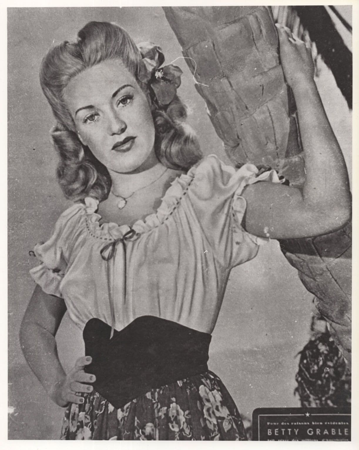 Betty Grable in 3x Unidentified Film 10x8 Monochrome Photo s