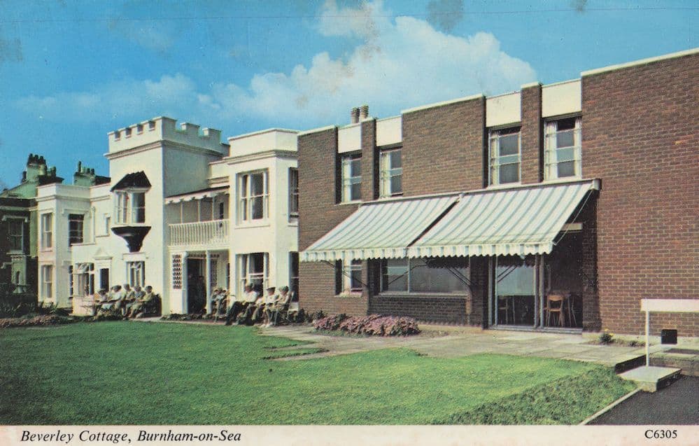 Beverley Cottage Burnham On Sea Nursing Residential Home Postcard