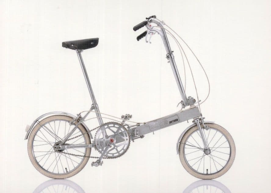 Bickerton Portable UK 1971 British Bicycle 70s Cycle Postcard