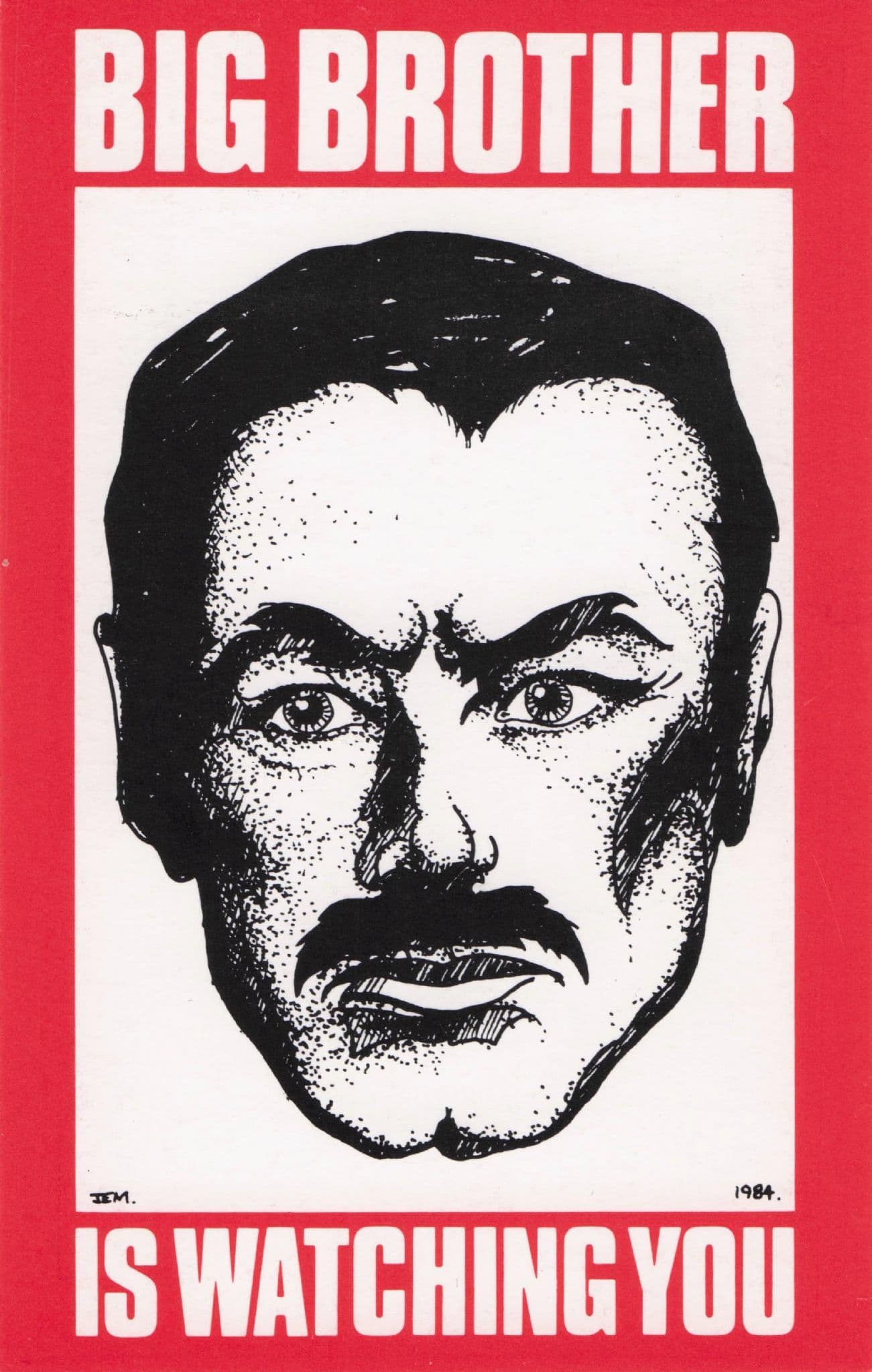 Big Brother Is Watching You George Orwell Ltd Edn Postcard