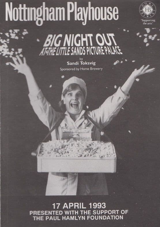 Big Night Out Una Stubbs  Sandi Toksvig Nottingham Theatre Programme